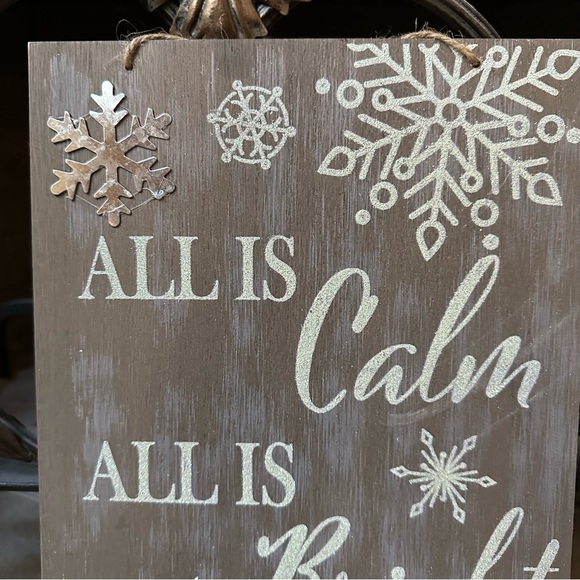 NWT Christmas Quote Hanging Sign - Picture 2 of 4